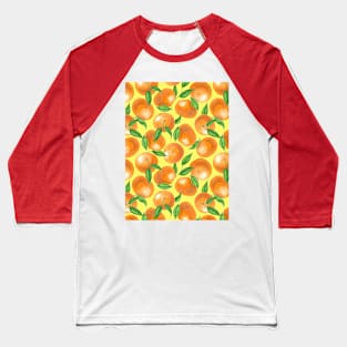 Watercolor tangerines Baseball T-Shirt